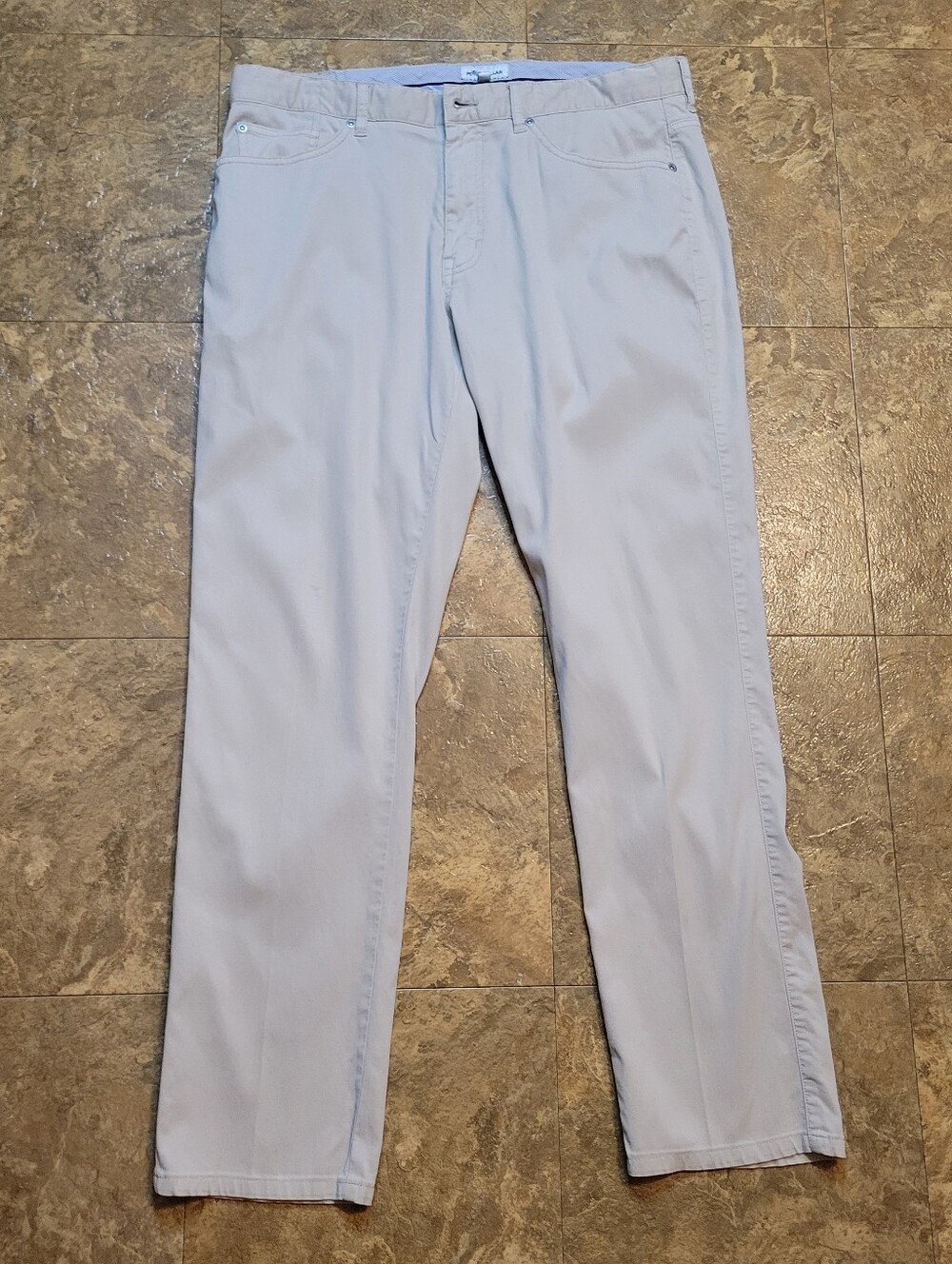 Peter Millar Soft Touch Bedford Corduroy Pants Mens 36 Beige Khaki Golf Chino